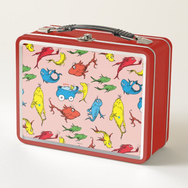 Lunch Box Dr. Seuss | Un Poisson Deux Poissons Motif (Devant)