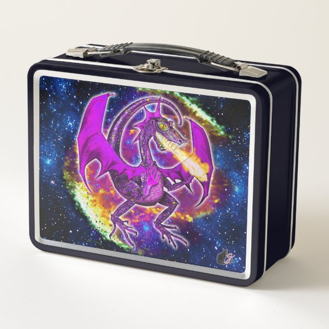 Lunch Box Dragon cosmique de Tourmaline (Devant)