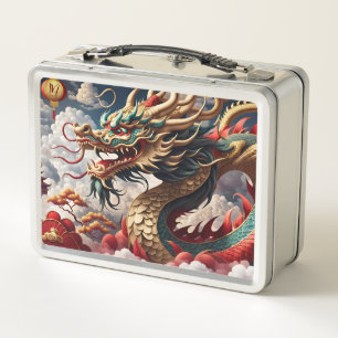 Lunch Box Dragon de Nouvel An Chinois 2024 Monogramme LBox04