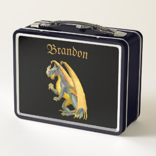 Lunch Box Dragon de respiration incendie personnalisé