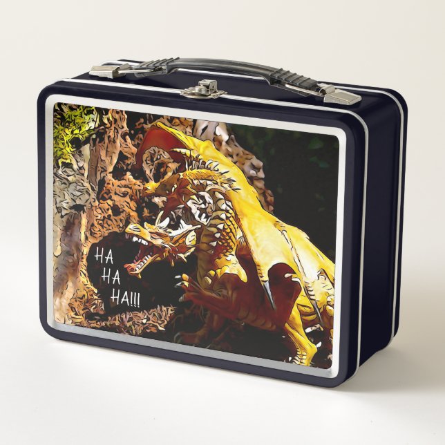 Lunch Box Dragon en train de rire (Devant)