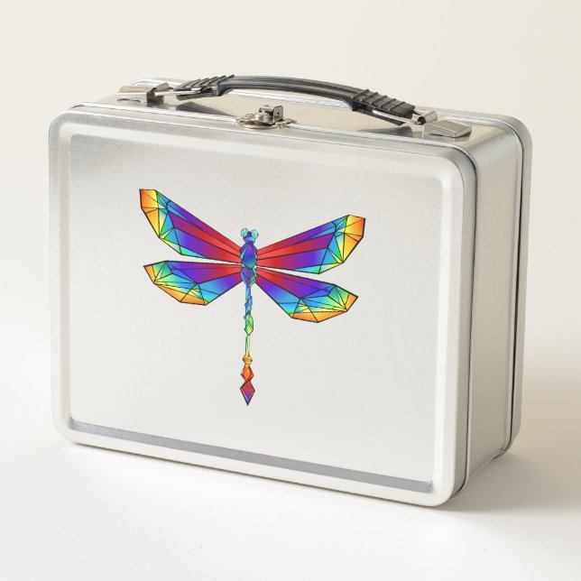 Lunch Box Dragonfly en arc-en-ciel (Devant)