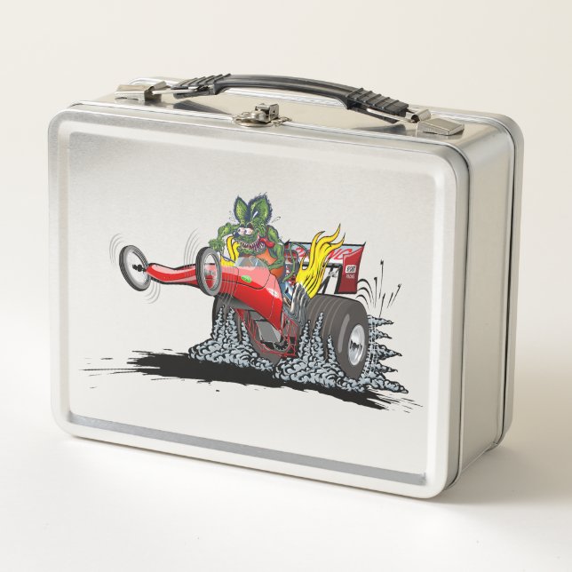 Lunch Box Dragster de dessin animé (Devant)