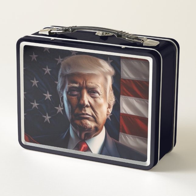 Lunch Box Drapeau américain Donald Trump (Dos)