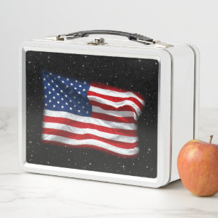 Lunch Box Drapeau américain patriotique États-Unis