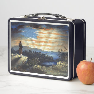 Lunch Box Drapeau céleste américain dans le ciel, Guerre civ