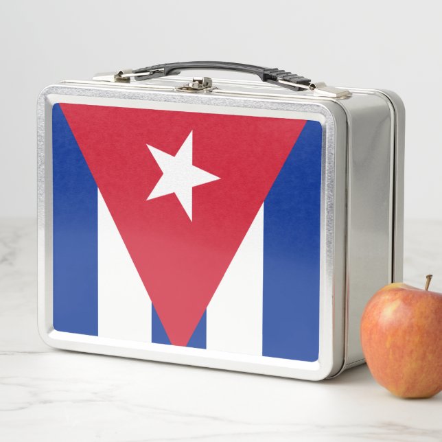 Lunch Box Drapeau Cuba (En situation)