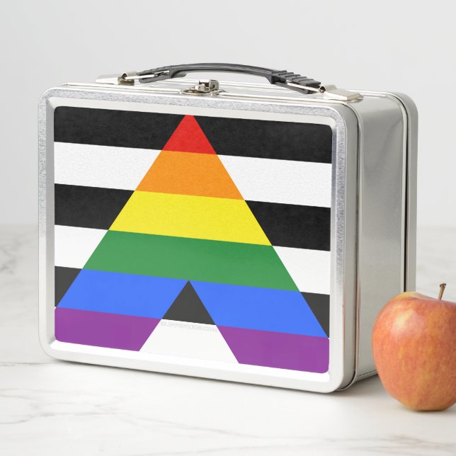 Lunch Box Drapeau d'allié straight de SlipperyJoe lisse arc- (En situation)