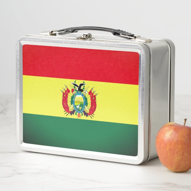 Lunch Box Drapeau de Bolivie (En situation)