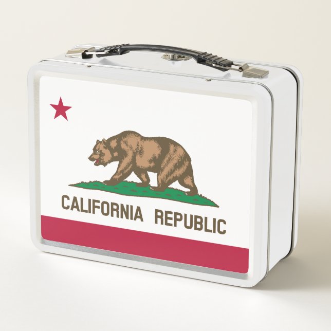 Lunch Box Drapeau de Californie (Dos)
