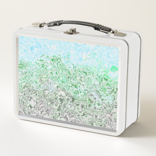 Lunch Box Drapeau de fierté Autoromantique Trippy Boho Groov (Devant)