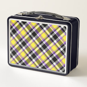 Lunch Box Drapeau de fierté éclectique boho non binaire à ca