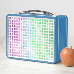 Lunch Box Drapeau de fierté Toric abstrait boho éclectique G