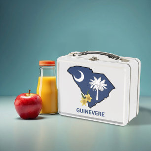 Lunch Box Drapeau de la Caroline du Sud Fleur de l'État Jess