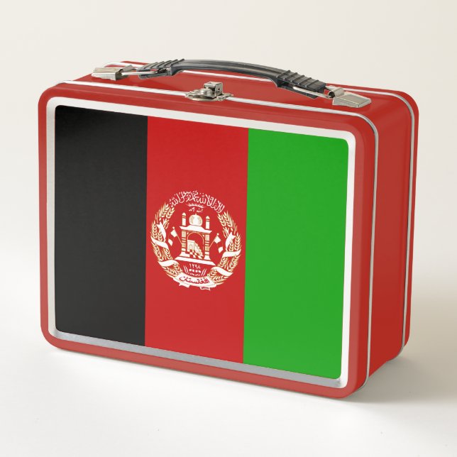 Lunch Box Drapeau de l'Afghanistan patriotique (Devant)