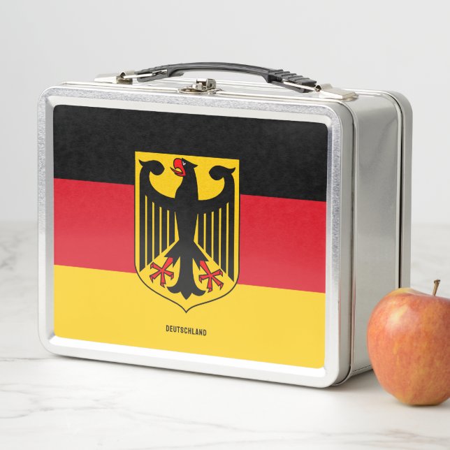 Lunch Box Drapeau de l'Allemagne (En situation)