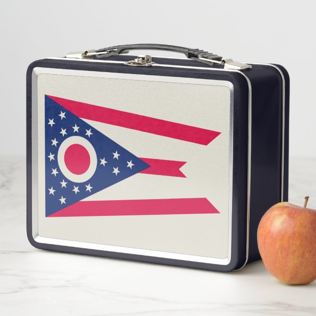 Lunch Box Drapeau de l'Ohio : La Bannière de l'État du Bucke (En situation)