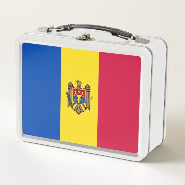 Lunch Box Drapeau de Moldavie (Devant)
