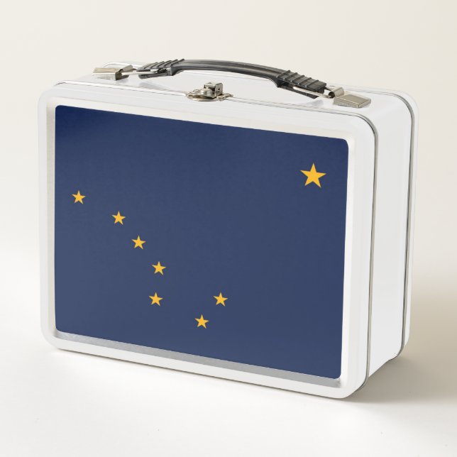 Lunch Box Drapeau d'État de l'Alaska, États-Unis (Devant)