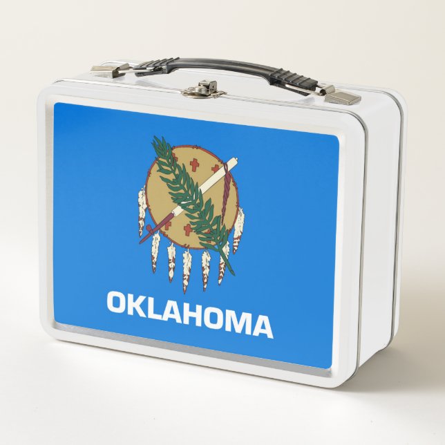 Lunch Box Drapeau d'État de l'Oklahoma, États-Unis (Devant)