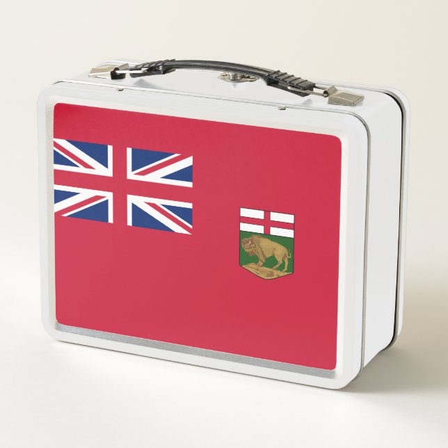 Lunch Box Drapeau du Manitoba (Dos)
