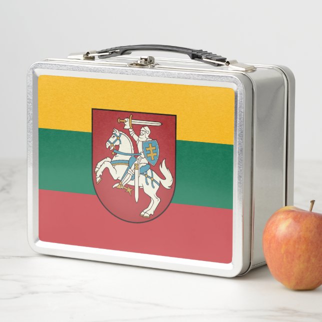 Lunch Box Drapeau et armoiries de la Lituanie (En situation)