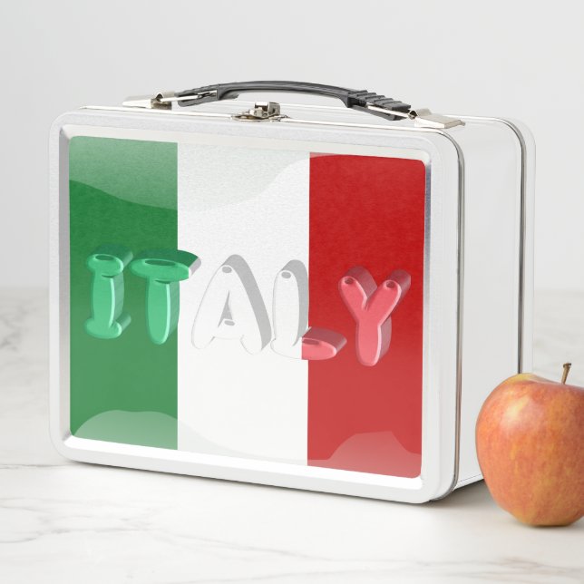 Lunch Box Drapeau italien (En situation)