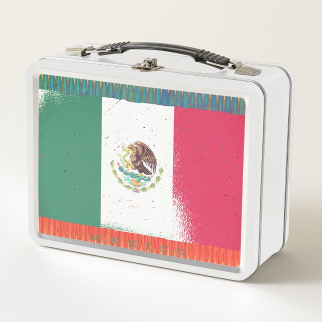 Lunch Box Drapeau mexicain (Devant)