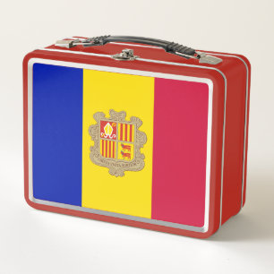 Lunch Box Drapeau patriotique d'Andorre