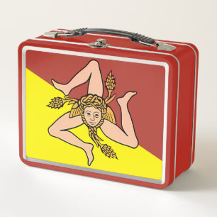 Lunch Box Drapeau sicilien Trinacria Sicilia