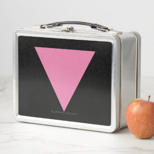 Lunch Box Drapeau triangle rose de SlipperyJoe's symbole ros