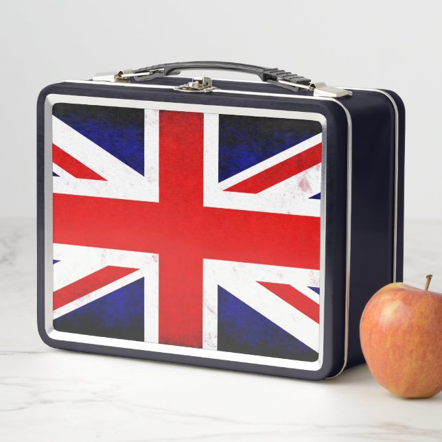 Lunch Box Drapeau Union Jack britannique (En situation)