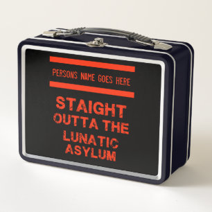 Lunch Box Droit devant l'asile fou