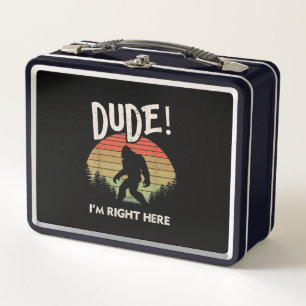 Lunch Box Drôle Bigfoot Dude Je suis ici Camping & Randonnée