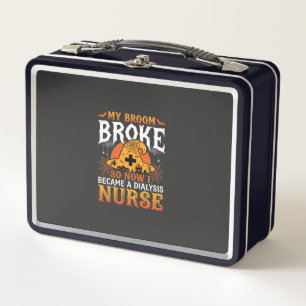 Lunch Box Drôle de sorcière infirmière de dialyse de balai d