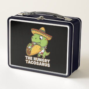 Lunch Box Drôle de Tacosaurus T-Rex Dinosaure Affamé qui Man