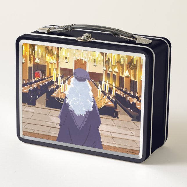 Lunch Box Dumbledore parlant dans le Grand Hall de Poudlard (Devant)