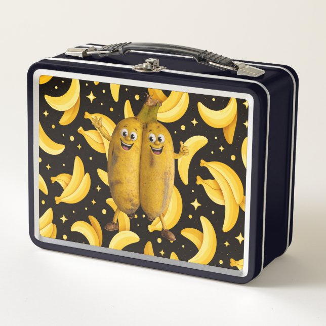 Lunch Box Duo Comique Bananas Conjointes (Devant)