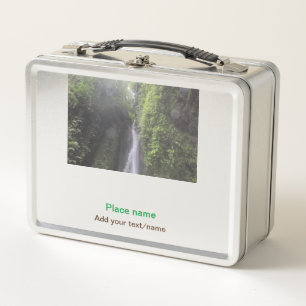 Lunch Box eau océan plage photo ajouter nom texte place été