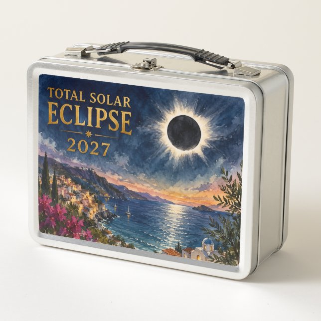 Lunch Box Éclipse solaire totale 2027 Méditerranée  (Devant)