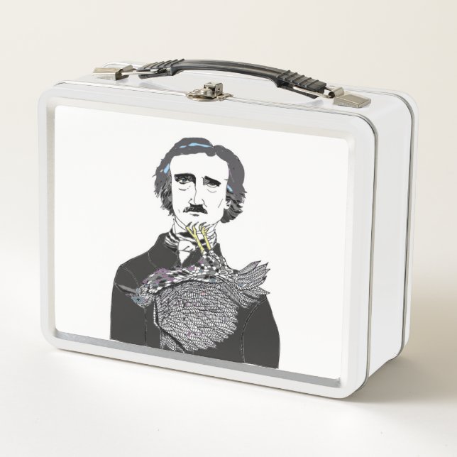 Lunch Box Edgar Allan Poe Raven (Devant)