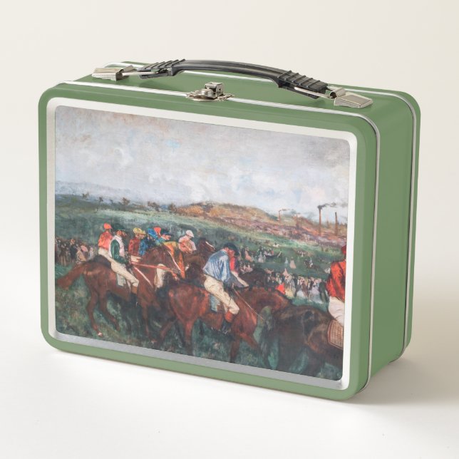Lunch Box Edgar Degas - Course de gentlemen (Devant)