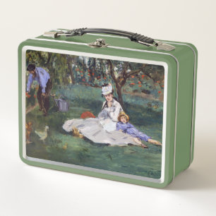 Lunch Box Edouard Manet - La famille Monet dans son jardin