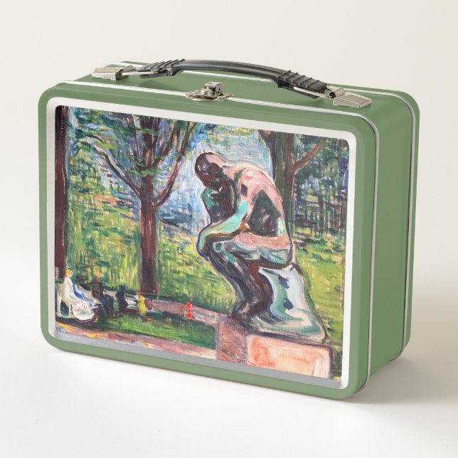 Lunch Box Edvard Munch - Le penseur de Rodin (Devant)