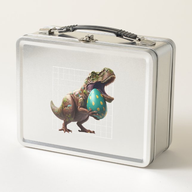 Lunch Box Eggspert Oeufs de Pâques Chasse Dinosaure Bunnies  (Devant)