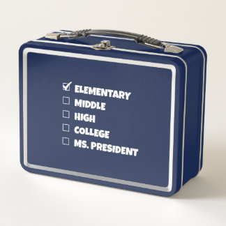 Lunch Box Elementary School Graduation Ms. President