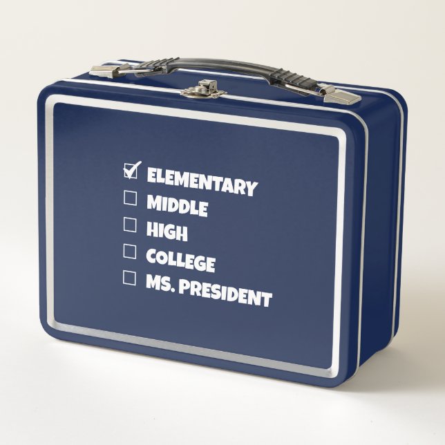 Lunch Box Elementary School Graduation Ms. President (Devant)