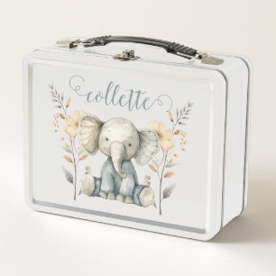 Lunch Box Eléphant bébé mignon Personnalisé