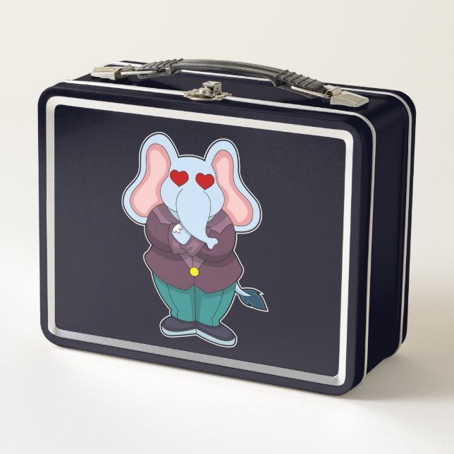 Lunch Box Eléphant en forme de chambre avec costume.PNG (Devant)