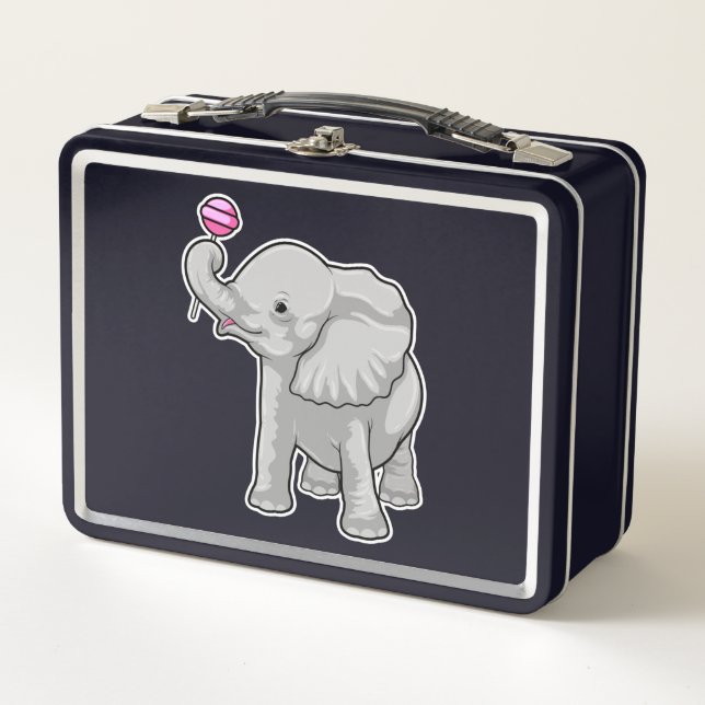 Lunch Box Eléphant Lollipop (Devant)
